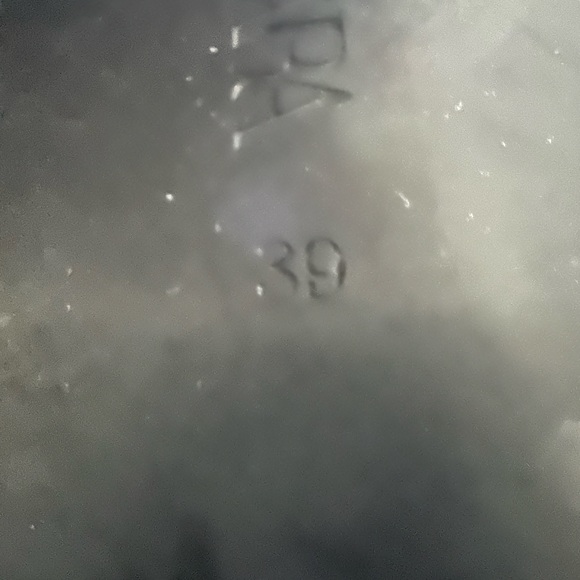 Zara black leather booties square unique heel new size 39 back zip - Picture 6 of 6